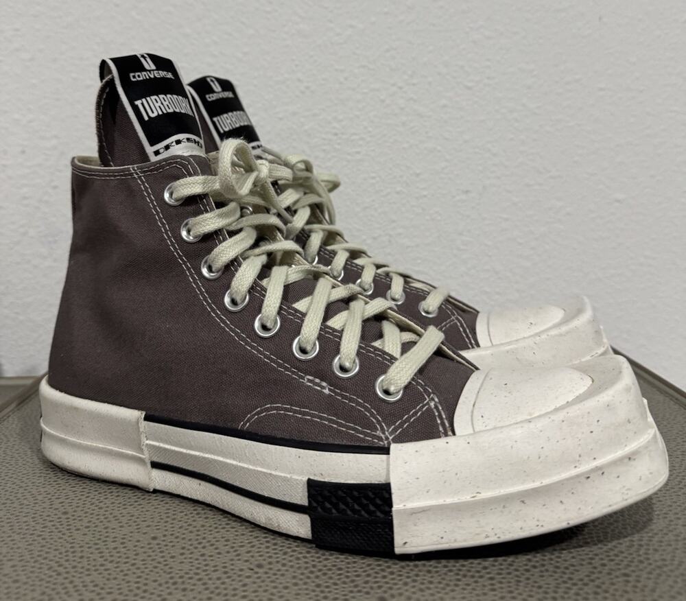 CONVERSE TURBODRK LACELESS CHUCK TAYLOR ALL-STAR 70 HI HIGH IRON SZ 7 [A03938C]